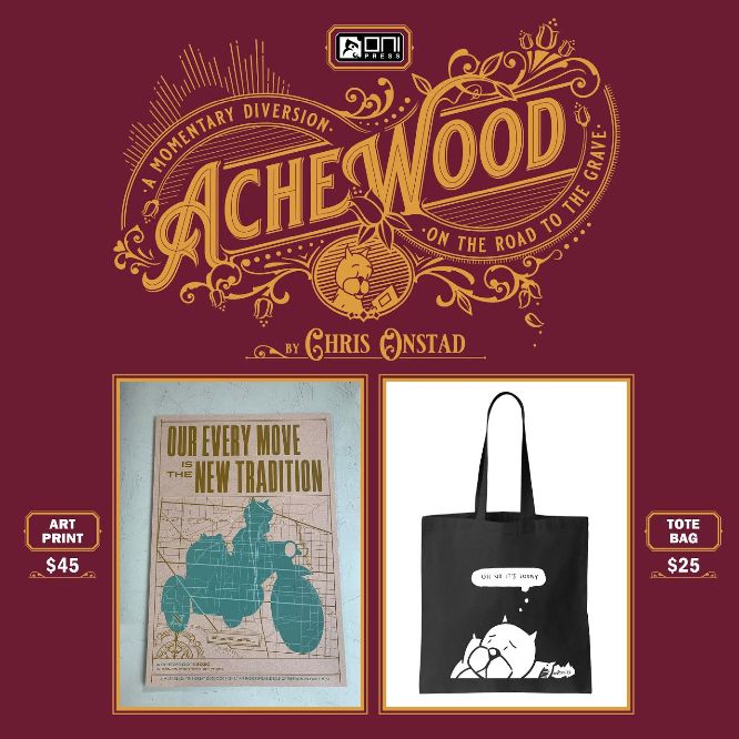 Oni Press Launches Exclusive New Achewood Merch In Online Pop Up Shop Reading With A Flight Ring