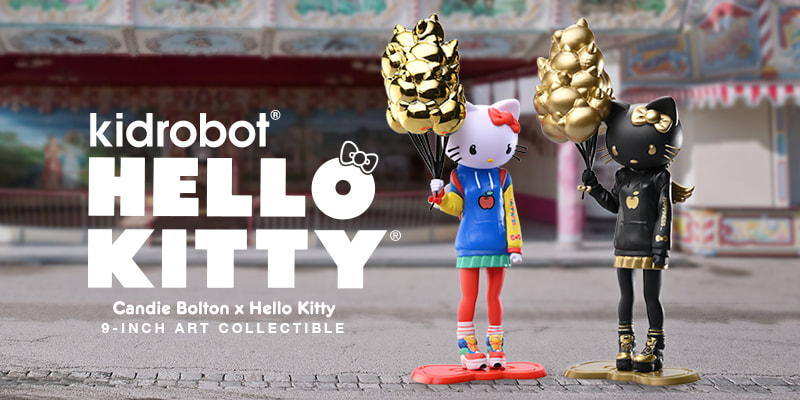 NEW Limited Edition Hello Kitty 9 Art Figures & Tee by Candie